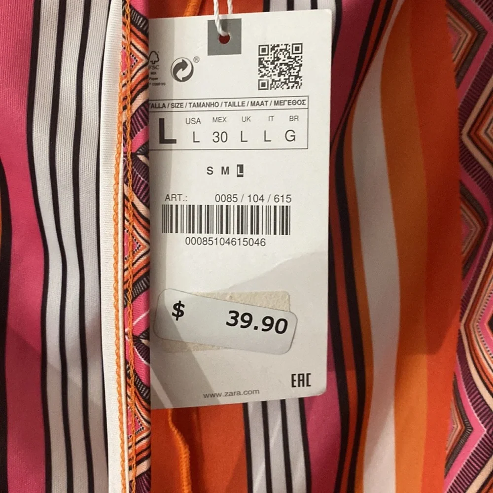 NWT PRINTED MIDI DRESS - Picture 4 of 5